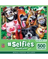 MasterPieces Puzzles MasterPieces Selfies - Barnyard Grins 500 Piece Jigsaw Puzzle