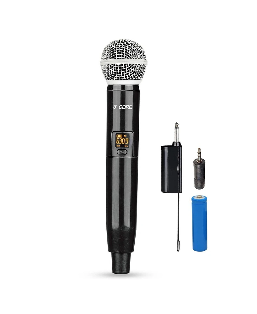 5 Core Wireless Microphone Vhf Professional Dynamic Microphone Handheld Microfonos Portable Inalambricos Cordless Mic System