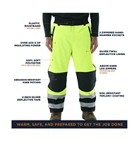 RefrigiWear Men's HiVis Insulated Softshell Pants