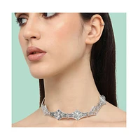 Sohi Women's Textured Statement Necklace