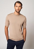 Bellemere New York Men's Bellemere Essential Cashmere-Silk Slim T-shirt