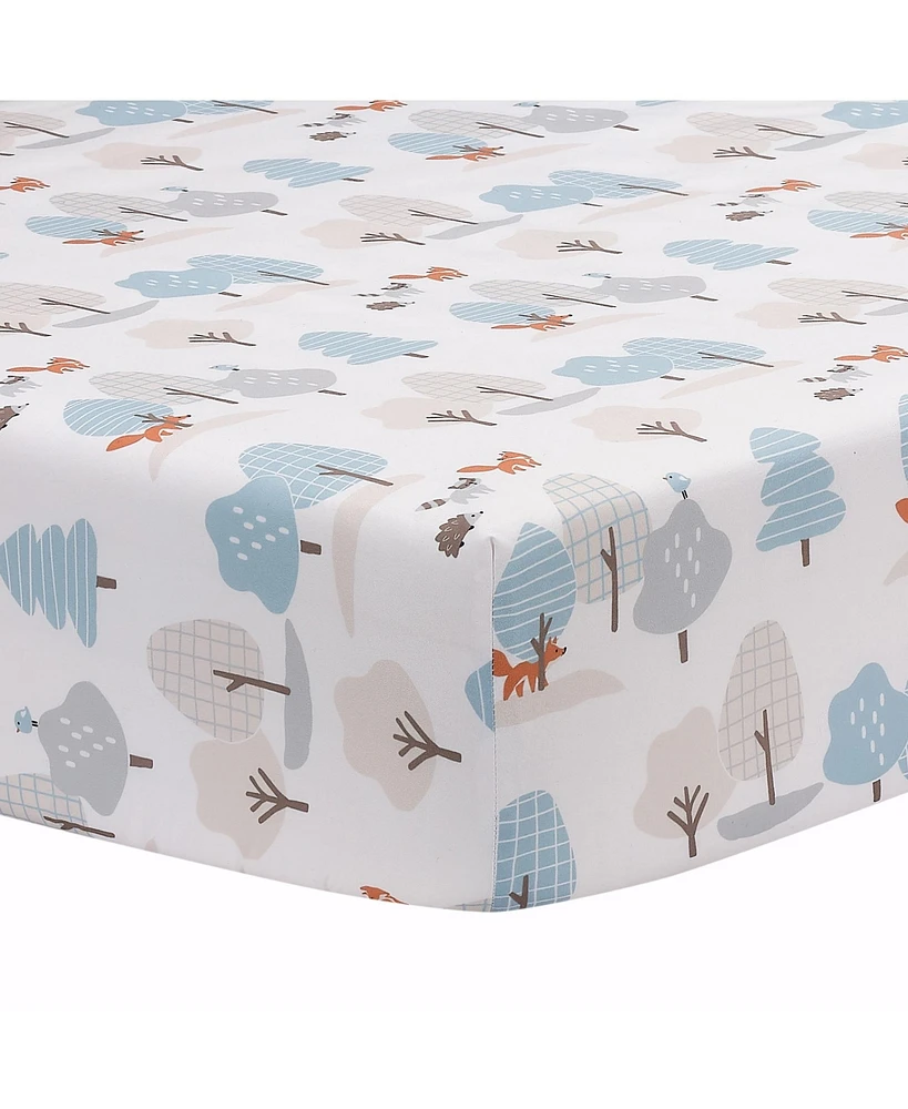 Bedtime Originals Sleepytime Bear Woodland Baby/Toddler Fitted Crib Sheet