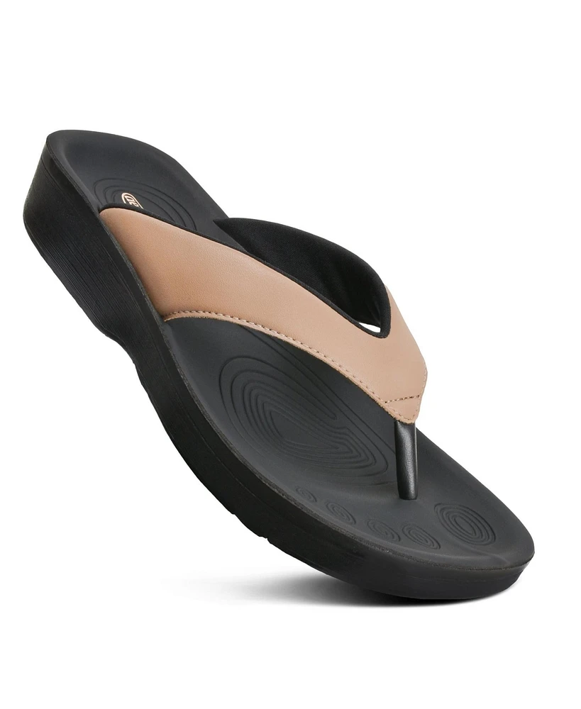 Aerothotic Flumen Comfortable Arch Support Sandal