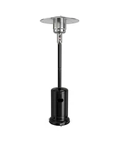 Stainless Steel Propane Patio Heater with Safety Tip-Over Protection – Reliable Outdoor