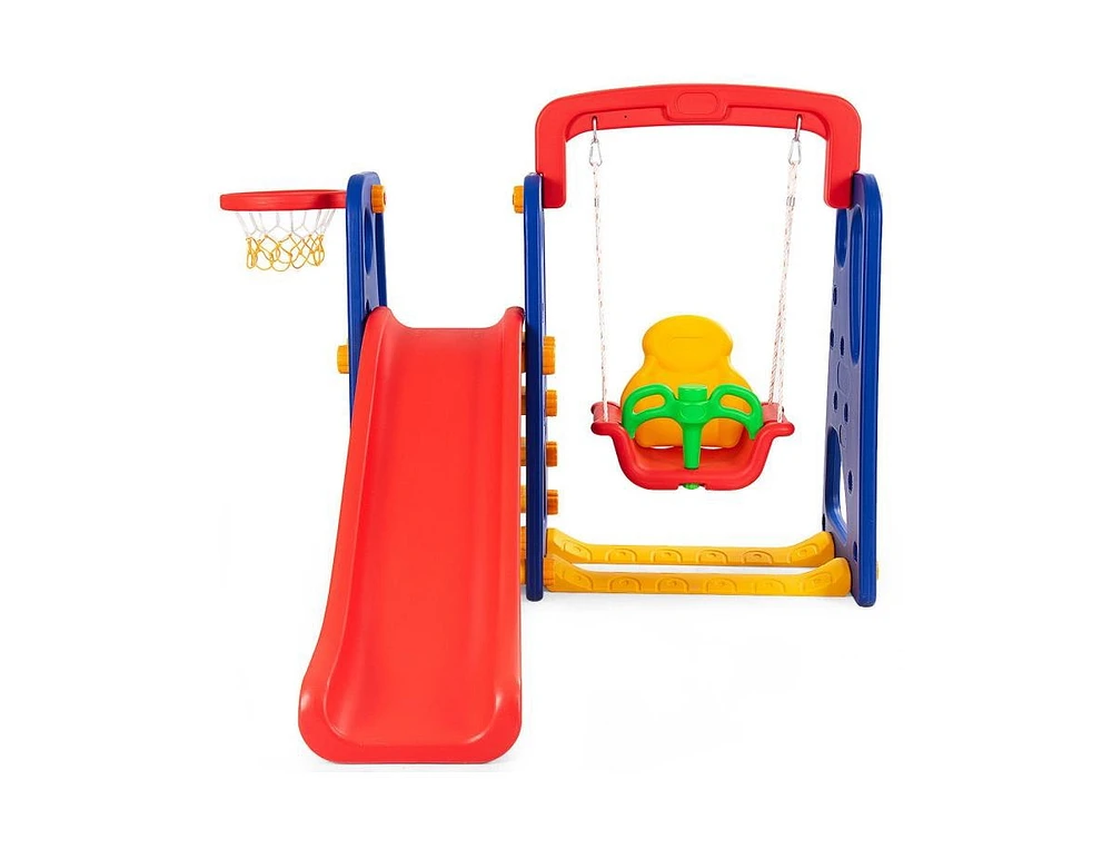 Slickblue 3-in-1 Junior Children Climber Slide Playset