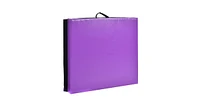 Slickblue 6' x 38" x 4'' Purple Gymnastics Mat Two Folding Panel