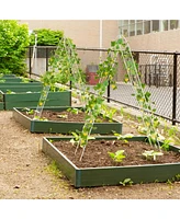 Slickblue 4 Pack 71 x 20 Inches Metal Garden Trellis for Climbing Plants