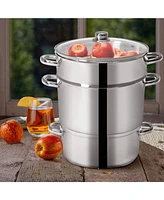 Slickblue 11-Quart Stainless Steel Fruit Juicer Steamer