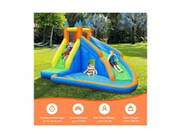 Slickblue Inflatable Mighty Bounce House Jumper with Water Slide without Blower