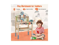 Slickblue Kids Play Tool Workbench with Realistic Accessories