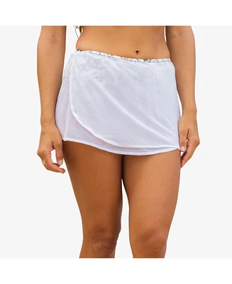Calypsa Plus Calysa 2in1 Bikini Bottom With Snap On Mesh Skirt