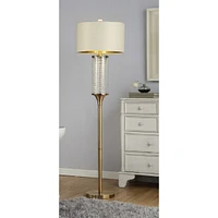 Streamdale Furniture 62.25-Inch Pluviam Crystal Floor Lamp