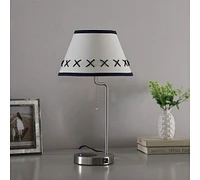 20-Inch Shelby Modern Craft Table Lamp with Usb Charging Station