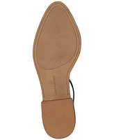 Lucky Brand Women's Maliya Crochet Woven Two-Piece Ankle-Strap Block-Heel Pumps