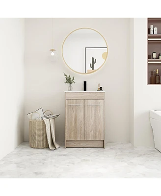 Simplie Fun Inch Freestanding Bathroom Vanity