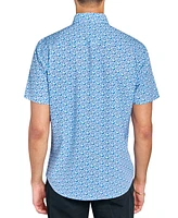 Society of Threads Men's Micro-Floral Shirt