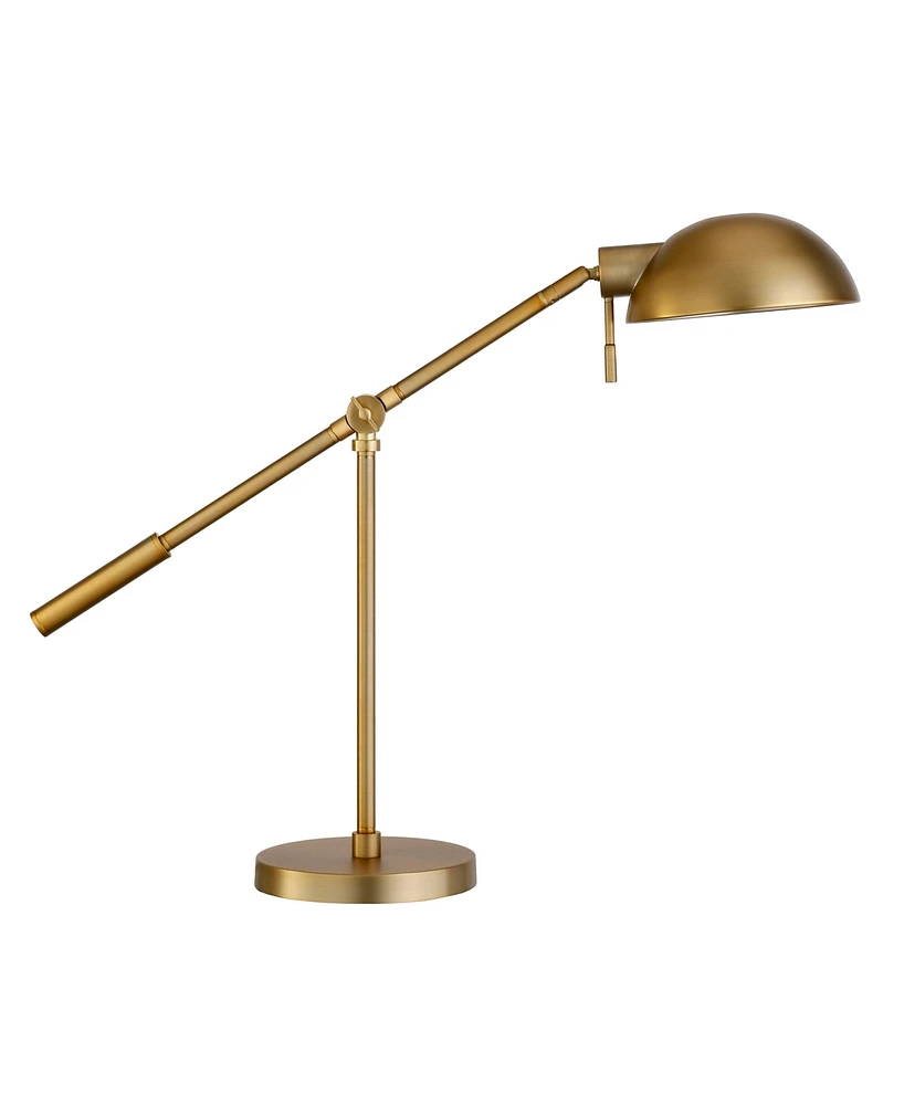 Hudson & Canal Dexter 23.25" Tall Boom Arm Table Lamp with Metal Shade