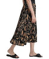 Dkny Women's Pull-On Printed Midi Skirt