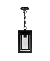 Cwi Lighting 13.2" Metal Mulvane 1 Light Outdoor Hanging Light