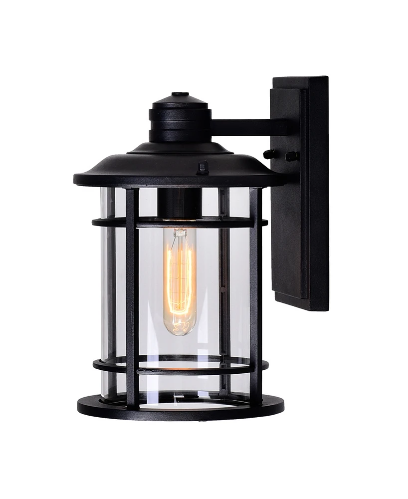 Cwi Lighting 10.8" Metal Belmont 1 Light Outdoor Wall Lantern