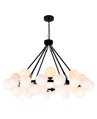 Cwi Lighting 27" Metal Arya 45 Light Chandelier