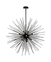 Cwi Lighting 40" Metal Savannah 14 Light Chandelier