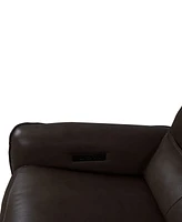 Derban 40" Leather Zero Gravity Recliner, Created for Macy's