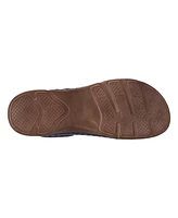 Gc Shoes Women's Grange Perforated Strappy Elastic Comfort Flat Sandals