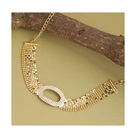 Sohi Women's Bling Choker Necklace