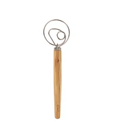 Rsvp International Olive Wood 11" x 3" Swedish Dough Whisk