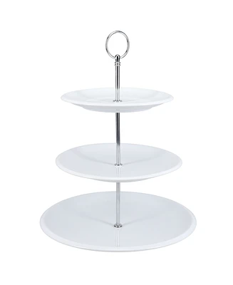 Bia Cordon Bleu Porcelain 3-Tier Dessert Serving Stand