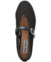 Steve Madden Women's Dreaming Mesh Mary Jane Flats