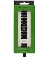 kate spade new york Black Stainless Steel Scallop Bracelet Band for Apple Watch, 38mm, 40mm, 41mm