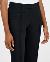 Anne Klein Women's Mid-Rise Pleated Trousers