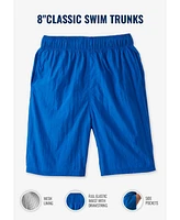 KingSize Big & Tall 8" Classic Swim Trunks