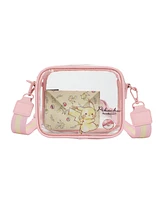 Pokemon Pokemon Pikachu Number 025 Clear Crossbody & Wallet Stadium Bag