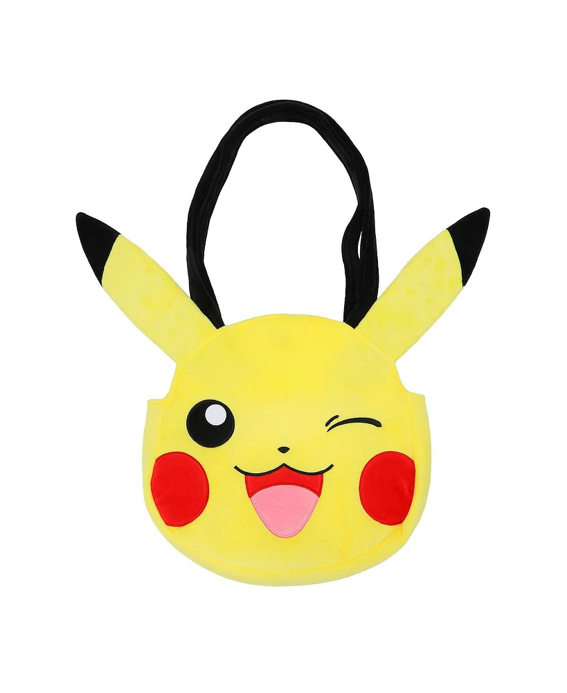 Pokemon Pikachu Big Face Plush Adult Bag