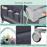 Costway Baby 3 1 Playard Portable Nursery Center