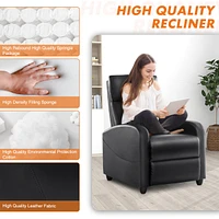 Massage Recliner Chair with Lumbar Support