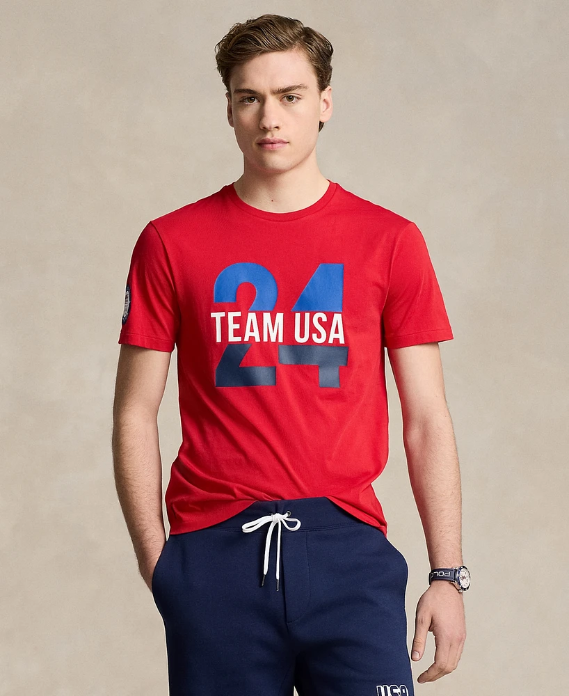 Polo Ralph Lauren Men's Team Usa Custom Slim-Fit Graphic T-Shirt