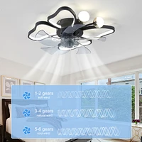 Modern Butterfly Design Ceiling Fan with Remote Control