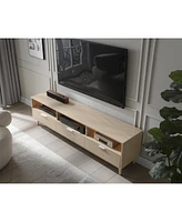 Streamdale Furniture Modern Led Tv Stand with Storage Console