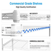 Adjustable Heavy Duty Metal Garage Shelves