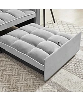 Streamdale Furniture Adjustable Folding Sofa Bed Chair - Grey