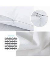 Caromio 400 Thread Count Cotton Zippered Pillow Protectors