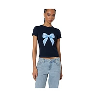 Edikted Women's Tied Up T Shirt