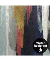 71x74 Abstract Shower Curtain - Somber by Pi Creative Art