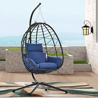 Egg Chair with Stand for Indoor and Outdoor Use