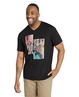 Johnny Bigg Big & Tall Venice Streets V Neck Tee