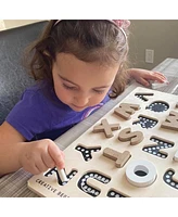 Creative Beginning Chalkboard-Based Uppercase & Lowercase Alphabet Puzzles